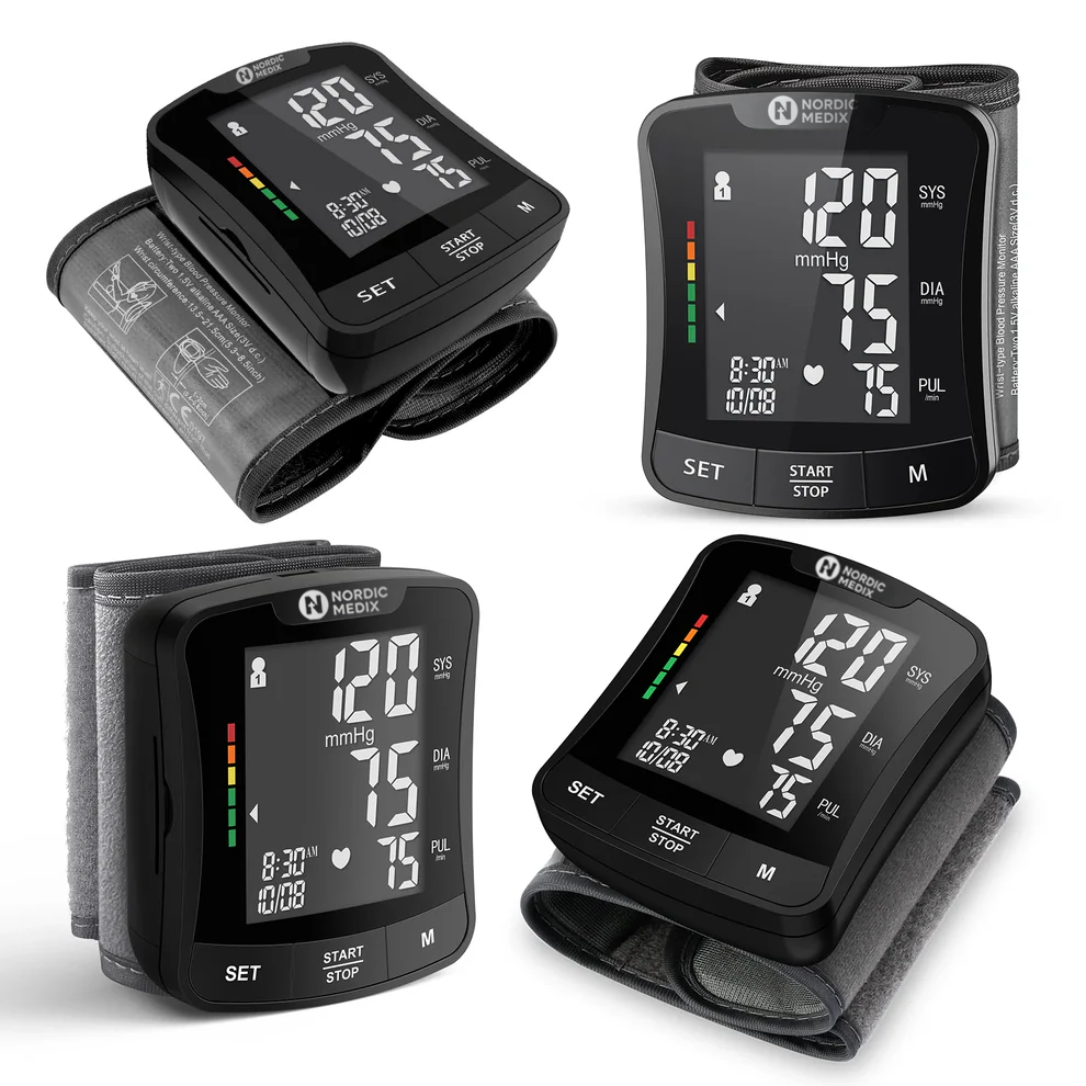 NordicMedix Digital Wrist Blood Pressure Monitor
