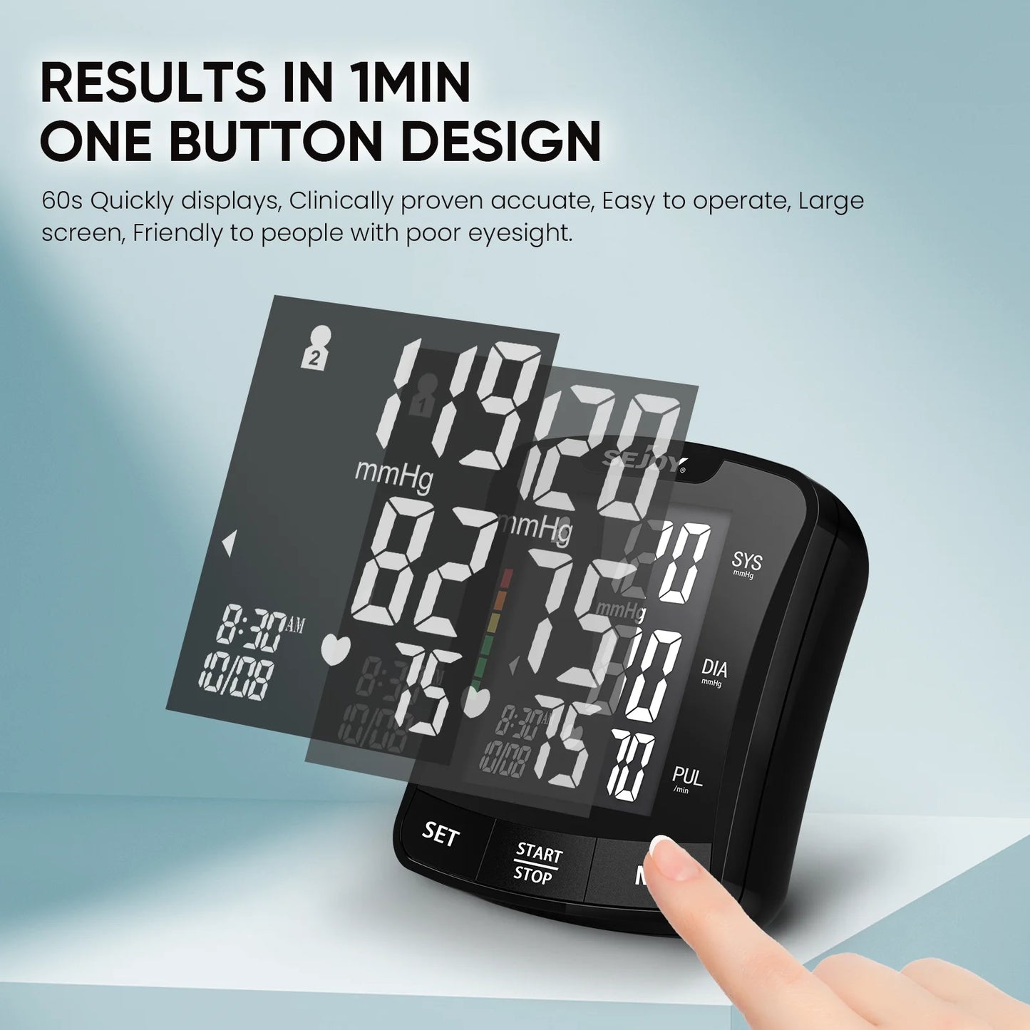 NordicMedix Digital Wrist Blood Pressure Monitor