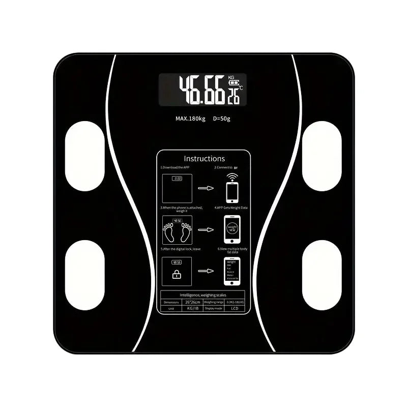 Nordic Medix Smart Body Fat Scale – Digital Bluetooth Bathroom Scale
