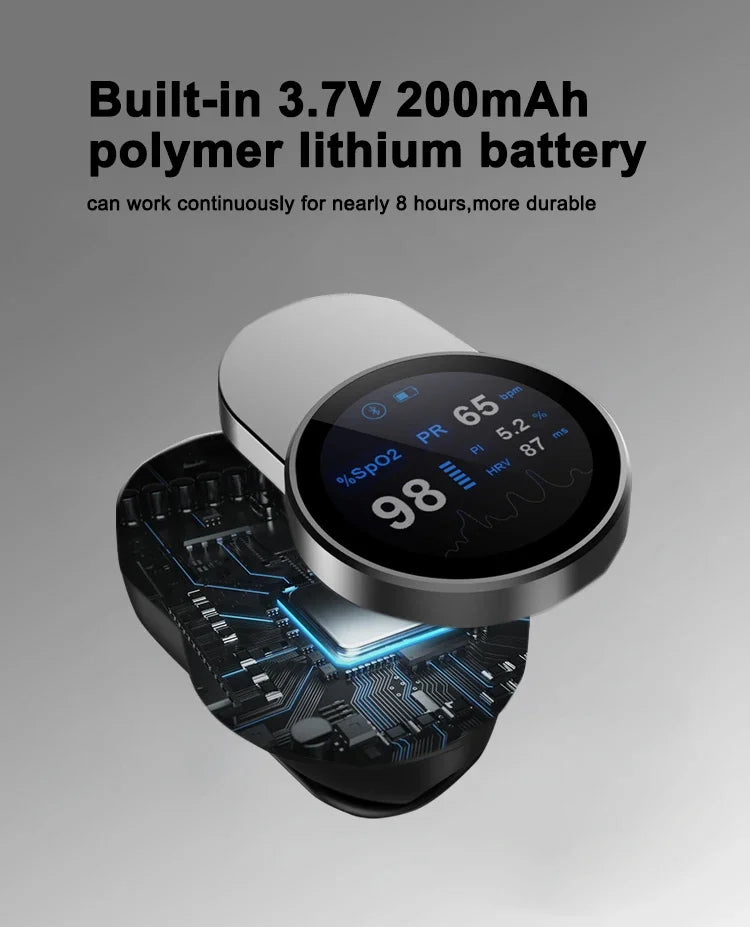 Nordic Medix Smart SpO₂ Fingertip Oximeter – Bluetooth Wireless Monitor