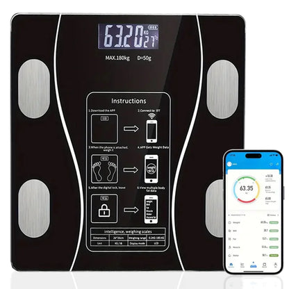 Nordic Medix Smart Body Fat Scale – Digital Bluetooth Bathroom Scale