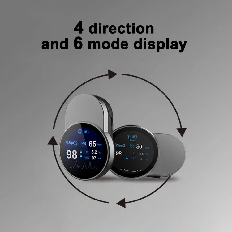 Nordic Medix Smart SpO₂ Fingertip Oximeter – Bluetooth Wireless Monitor