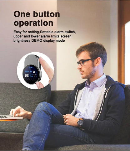 Nordic Medix Smart SpO₂ Fingertip Oximeter – Bluetooth Wireless Monitor
