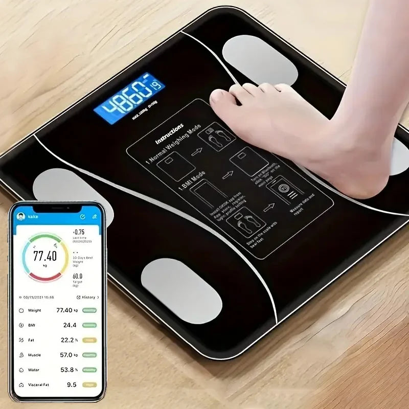 Nordic Medix Smart Body Fat Scale – Digital Bluetooth Bathroom Scale