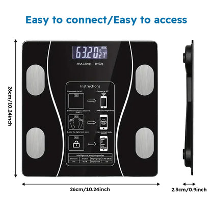 Nordic Medix Smart Body Fat Scale – Digital Bluetooth Bathroom Scale